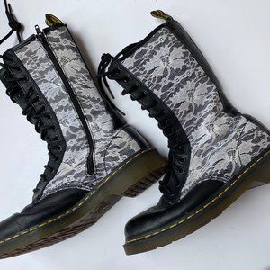Lace Dr. Martens Zip Boots